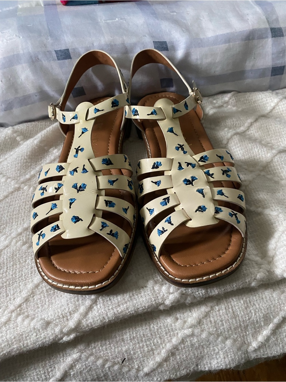 Kate Spade Embroidered Sandals - Picture 2 of 6